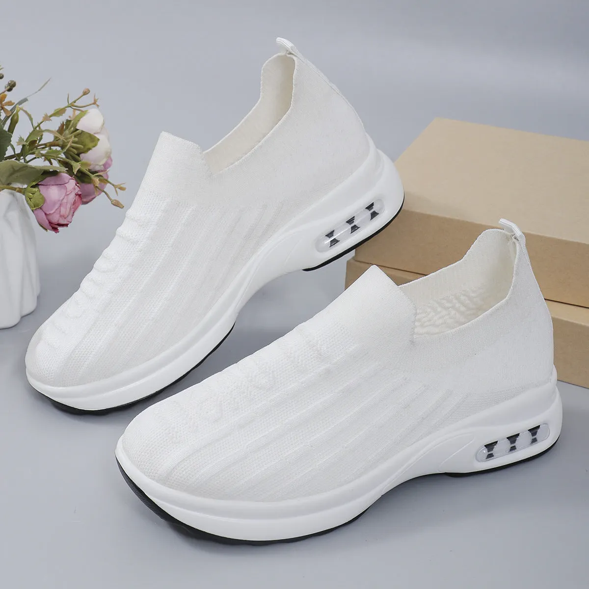 Explore More Collection - Round Toe Mesh Loafers