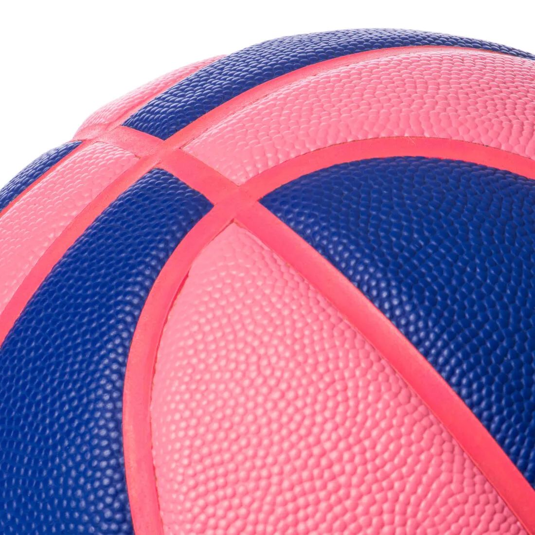 Kids' Size 5 (Up to 10 Years) Basketball Wizzy - Blue/Pink.