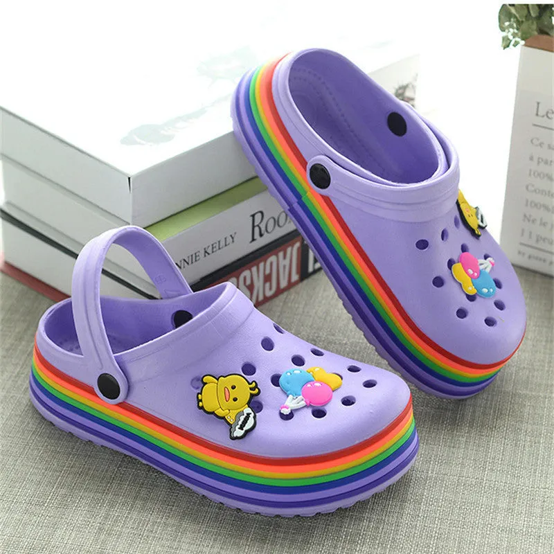 Little Yellow Duck Platform Sandals Slippers UB3255
