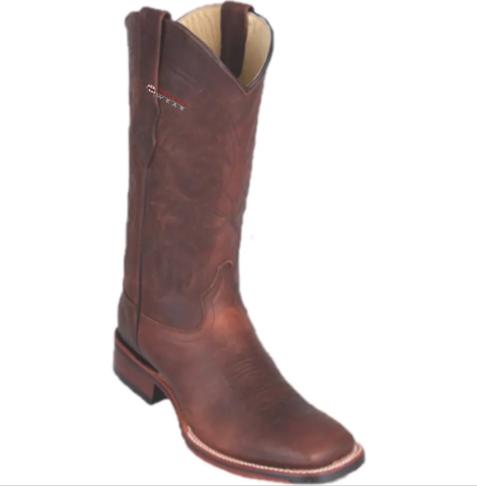 Men’s Los Altos Rage Boots Wide Square Toe (Rubber Sole)
