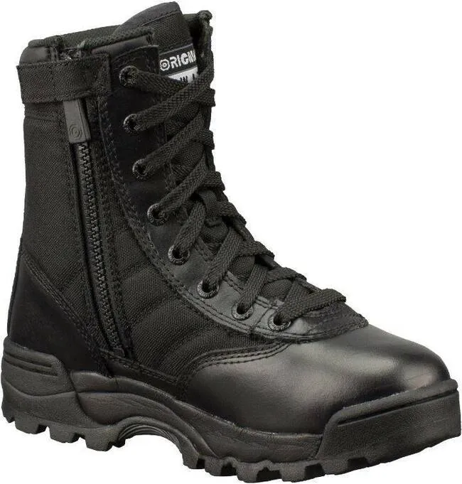 Original S.W.A.T. Women's Classic 9" Side-Zip-W, Black