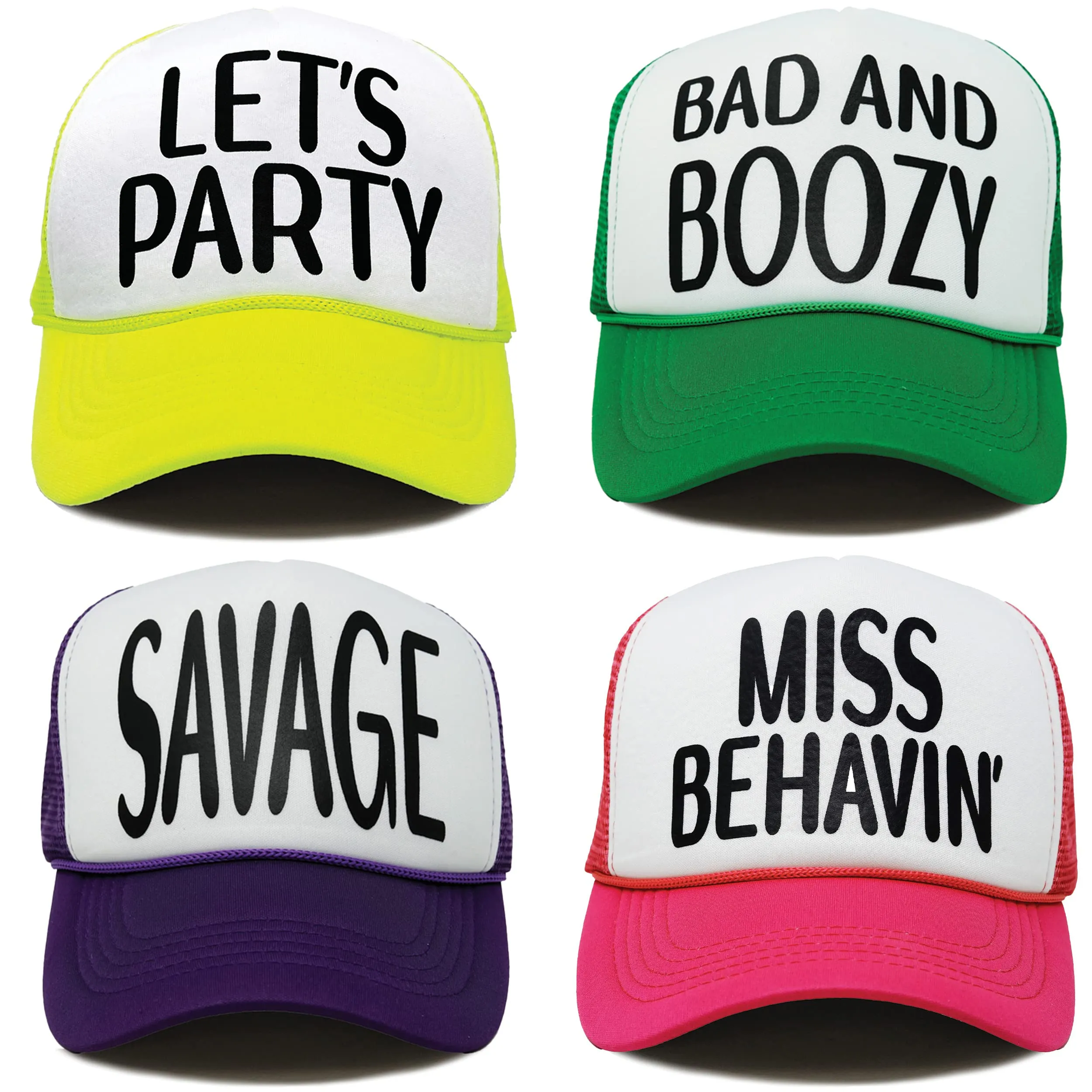 Party Sayings Trucker Hat by Funky Junque
