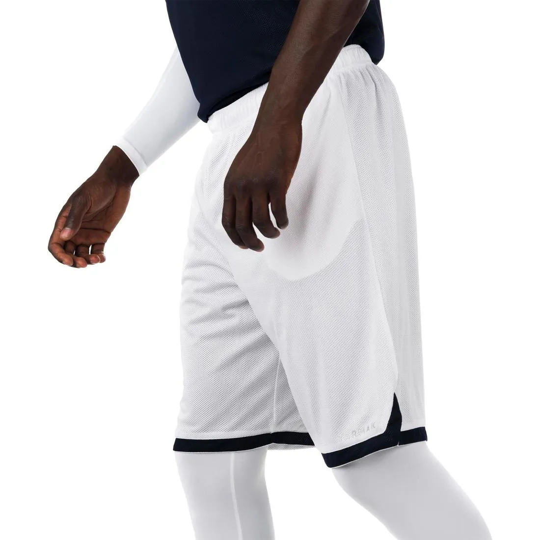 SH500R Reversible Intermediate Basketball Shorts - Black/White